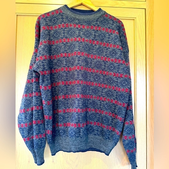 Vintage Claybrooke Made in Italy Woolblend Crewneck Pullover / Xlarge - Picture 1 of 9